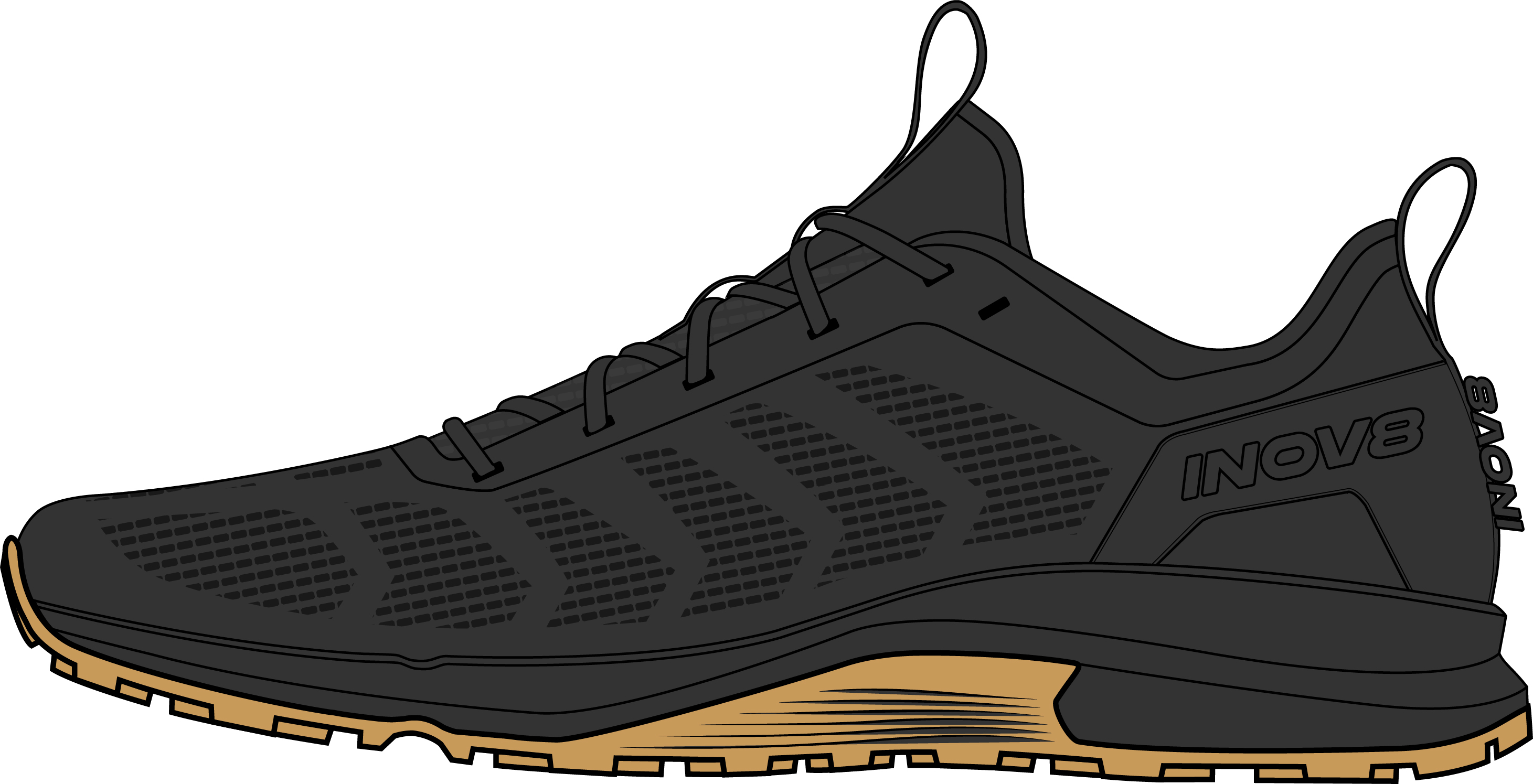Image Inov8  F-Fly Max  Women BLACK/GUM  W8.5